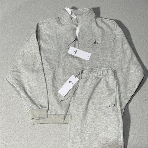 Alo Quarter-zip and Sweatpant Set